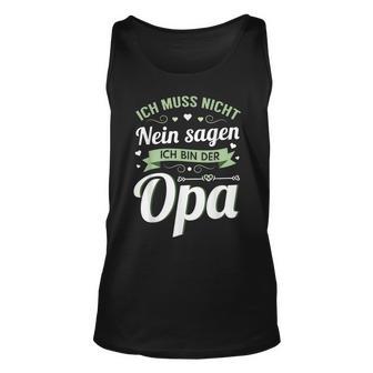 Herren Opa Vatertag Papa Spruch Grossvater Geschenk Tank Top - Seseable