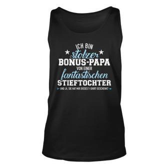 Herren Stolzer Bonus Papa Einer Fantastischen Stieftochter Tank Top - Seseable