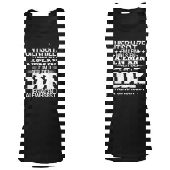 Herren Unterschätze Niemals Einen Alten Mann Aufgewachsen Ddr Tank Top - Seseable