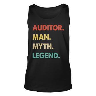 Herren Versteigerer Mann Mythos Legende Tank Top - Seseable