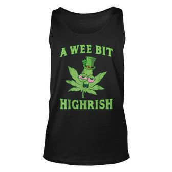 Highrish Funny 420 Weed Marijuana For St Patricks Day 2023 Unisex Tank Top - Seseable
