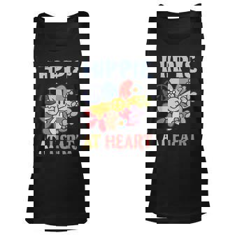 Hippie At Heart Hippie Unisex Tank Top | Mazezy