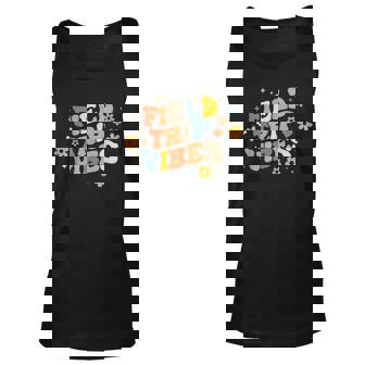 Hippie Face Field Trip Vibes Retro Groovy Field Day 2023 Unisex Tank Top | Mazezy
