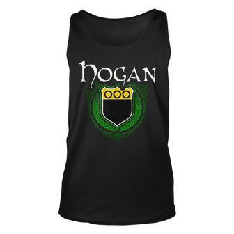 Hogan Surname Irish Last Name Hogan Family Crest Unisex Tank Top | Mazezy