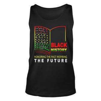 Honoring Past Inspiring Future African Black History Month V2 Unisex Tank Top - Seseable