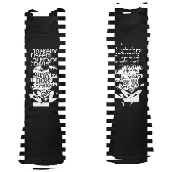 Housekeeping Supervisor Full Heart Job Men Women Tank Top Graphic Print Unisex - Thegiftio