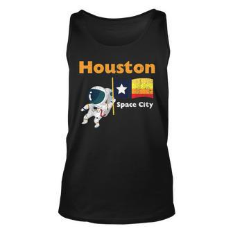 Houston Texas 1965 Space City Astronaut - Rocket Space Unisex Tank Top | Mazezy