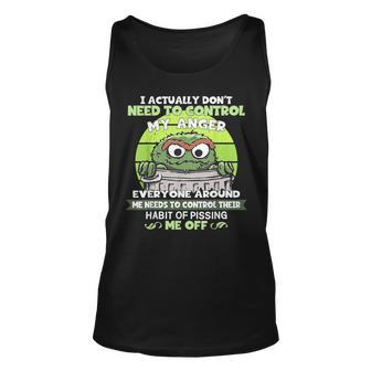 I Actually Dont Need To Control My Anger Unisex Tank Top | Mazezy