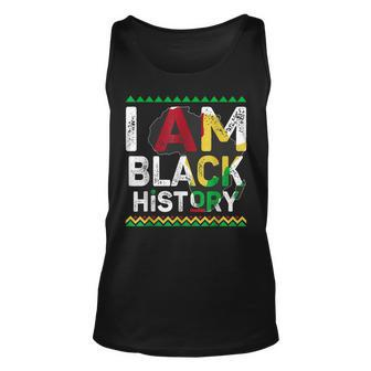 I Am Black History Month African American Pride Celebration V15 Unisex Tank Top - Seseable