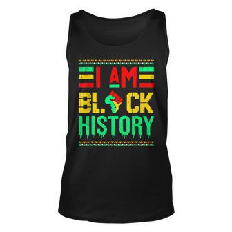 I Am Black History Month African American Pride Celebration V24 Unisex Tank Top - Seseable