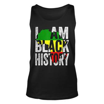 I Am Black History Month African American Pride Gifts Unisex Tank Top - Seseable
