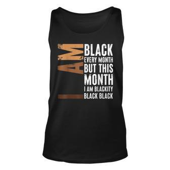 I Am Black Woman Educated Melanin Black History Month V4 Unisex Tank Top - Seseable