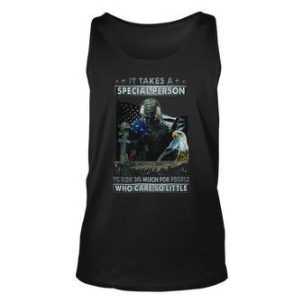 I Am Not A Hero Not A Legend I Am One Of The One Percent Who Served As Guardians Of Our Nation Freedom I Am A US Veteran Unisex Tank Top - Seseable