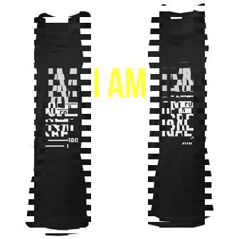 I Am One For Israel Men Women Tank Top Graphic Print Unisex - Thegiftio UK