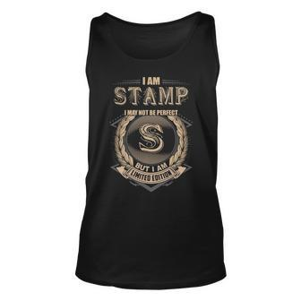 I Am Stamp I May Not Be Perfect But I Am Limited Edition Shirt Unisex Tank Top - Seseable