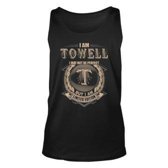 I Am Towell I May Not Be Perfect But I Am Limited Edition Shirt Unisex Tank Top - Seseable