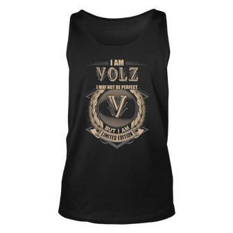 I Am Volz I May Not Be Perfect But I Am Limited Edition Shirt Unisex Tank Top - Seseable