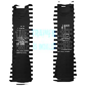 I Am Your Trainer Your Argument Is Invalid Personal Trainer V2 Men Women Tank Top Graphic Print Unisex - Thegiftio