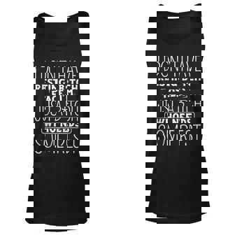 I Dont Have Resting B-Itch Face Im Just A B-Itch Unisex Tank Top | Mazezy