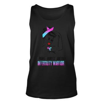 I Fight Every Single Day - Infertility Awareness Shirt Unisex Tank Top | Mazezy AU
