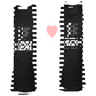 I Heart Love Riddim Music Dubstep Percussion Bass Unisex Tank Top | Mazezy