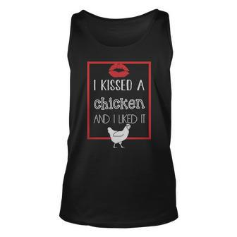 I Kissed A Chicken And I Liked It T-Shirt - Chicken Lover Men Women Tank Top Graphic Print Unisex - Thegiftio UK