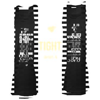 I Love Big Sacks Tight Ends And A Strong D Funny Football Unisex Tank Top - Seseable