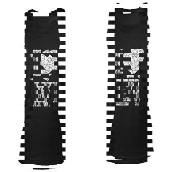 I Love Levi Valentine Boyfriend Son Boy Heart Men Women Tank Top Graphic Print Unisex - Thegiftio