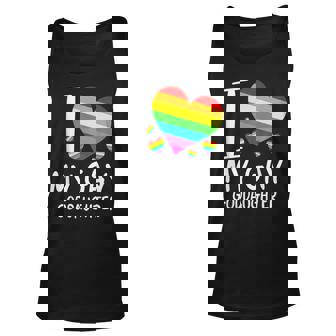 I Love My Gay Goddaughter Lgbt Month Family Proud Unisex Tank Top - Thegiftio UK