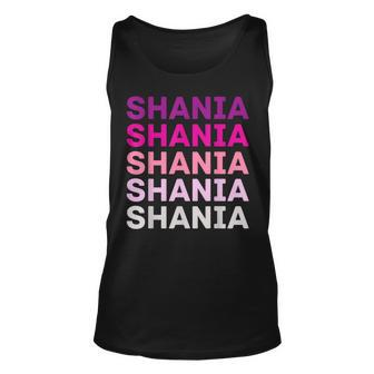 I Love Shania Cute First Name Shania Unisex Tank Top - Thegiftio UK