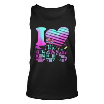I Love The 80S Girl Costume Party Classic 80S Girl Gift Unisex Tank Top - Seseable