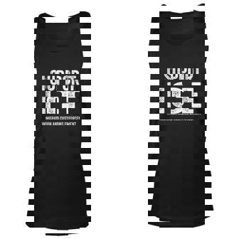 I Support Ice Immigration And Customs Enforcement Men Women Tank Top Graphic Print Unisex - Thegiftio
