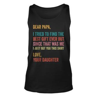 I Tried To Find The Best Funny Dad Fathers Day Mens Unisex Tank Top - Thegiftio UK