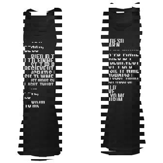 I Tried To Find The Best Funny Son Fathers Day Mens Unisex Tank Top - Thegiftio
