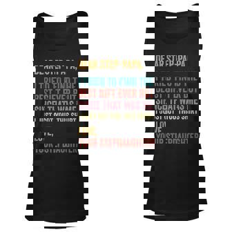 I Tried To Find The Best Funny Stepdad Fathers Day Mens Unisex Tank Top - Thegiftio