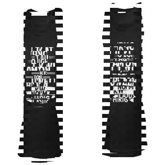 I Try Not To Laugh At My Own Jokes Hilarious Men Women Tank Top Graphic Print Unisex - Thegiftio UK