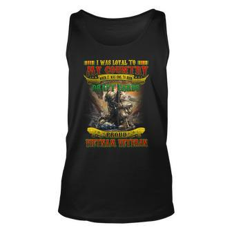 I Was Loyal To My Country When It Was Cool To Burn Draft Cards Proud Vietnam Veteran Unisex Tank Top - Seseable