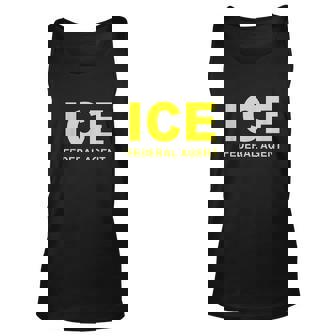 Ice Halloween Costume Federal Agent Police Immigration Men Women Tank Top Graphic Print Unisex - Thegiftio