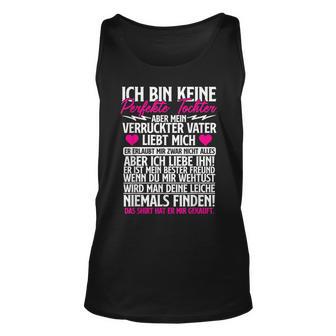 Ich Bin Keine Perfekte Tochter Geschenk Geburtstag Spruch Tank Top - Seseable