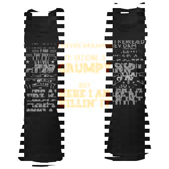 Id Become A Grumpy Old Man But Here I Am Killin It Funny Unisex Tank Top - Thegiftio