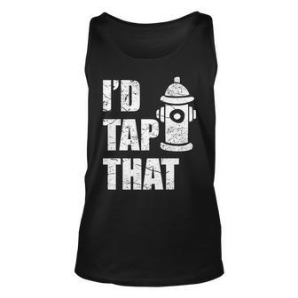 Id Tap That Fire Fighter Unisex Tank Top - Seseable