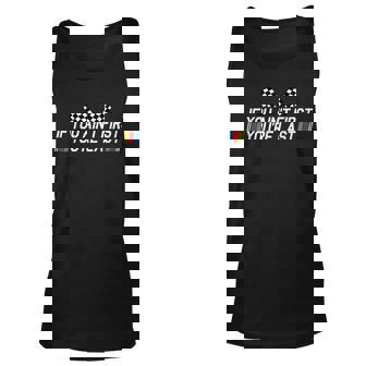 If You Aint First Youre Last Funny Drag Racing Fathers Day Unisex Tank Top | Mazezy