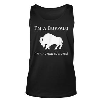 Im A Buffalo In A Human Costume Funny Unisex Tank Top - Seseable