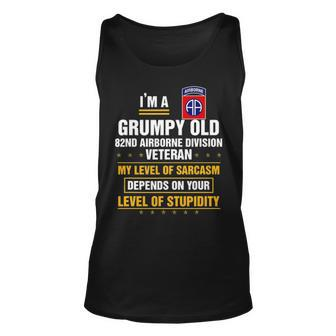 Im A Grumpy Old 82Nd Airborne Division Veteran Unisex Tank Top - Seseable