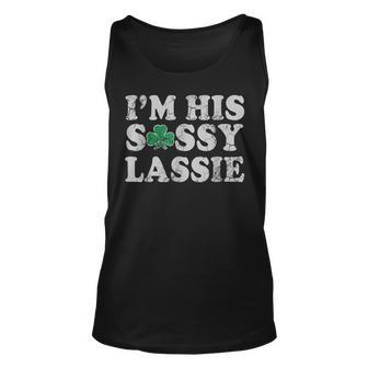 Im His Sassy Lassie Couples St Patricks Day Matching Unisex Tank Top - Seseable