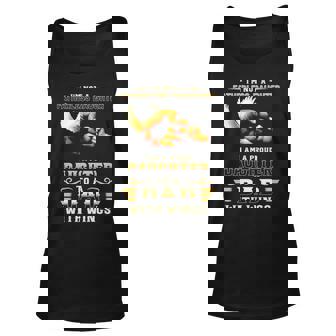 I’M Not A Fatherless Daughter I Am A Proud Daughter To A Dad With Wings Tank Top | Mazezy