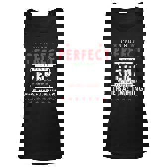 Im Not Perfect But Im A Renz And Thats Almost The Same Thing Personalized Last Name Unisex Tank Top - Seseable