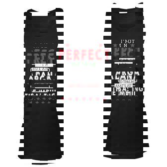 Im Not Perfect But Im An Adragna And Thats Almost The Same Thing Personalized Last Name Unisex Tank Top - Seseable