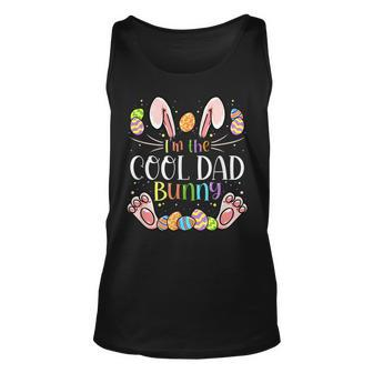 Im The Cool Dad Bunny Matching Family Easter Party Unisex Tank Top - Thegiftio UK