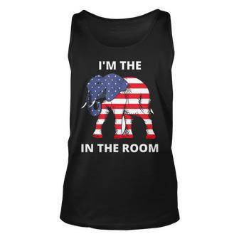 Im The Elephant In The Room Republican Unisex Tank Top - Seseable